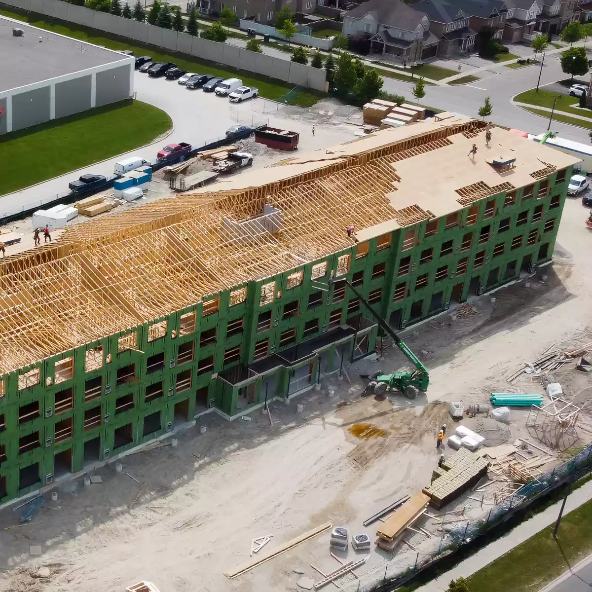 Structural framing work by T3CON
